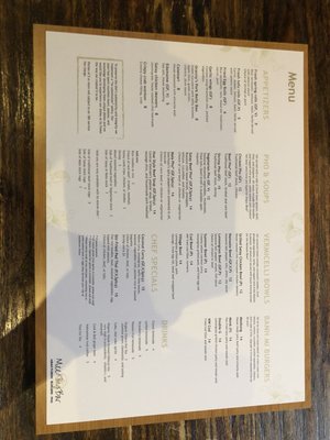 Menu photo 3 Meekong Bar Seattle, WA