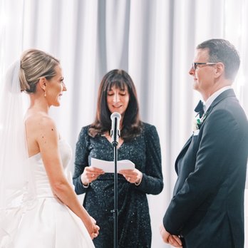 Bonnie Moehle - Bonnie officiating our wedding - Life Coach Near Me