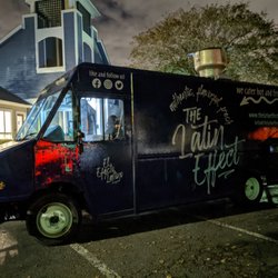 The Latin Effect - Outside The Latin Effect food truck. Driver side.