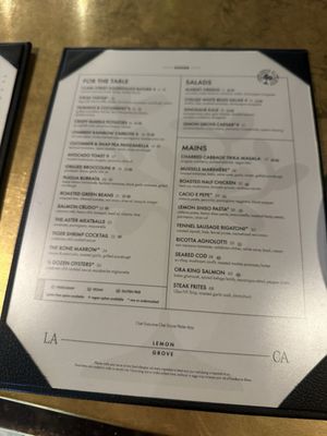 Menu photo 1 Lemon Grove Los Angeles, CA Menu photo 1 Lemon Grove Los Angeles, CA