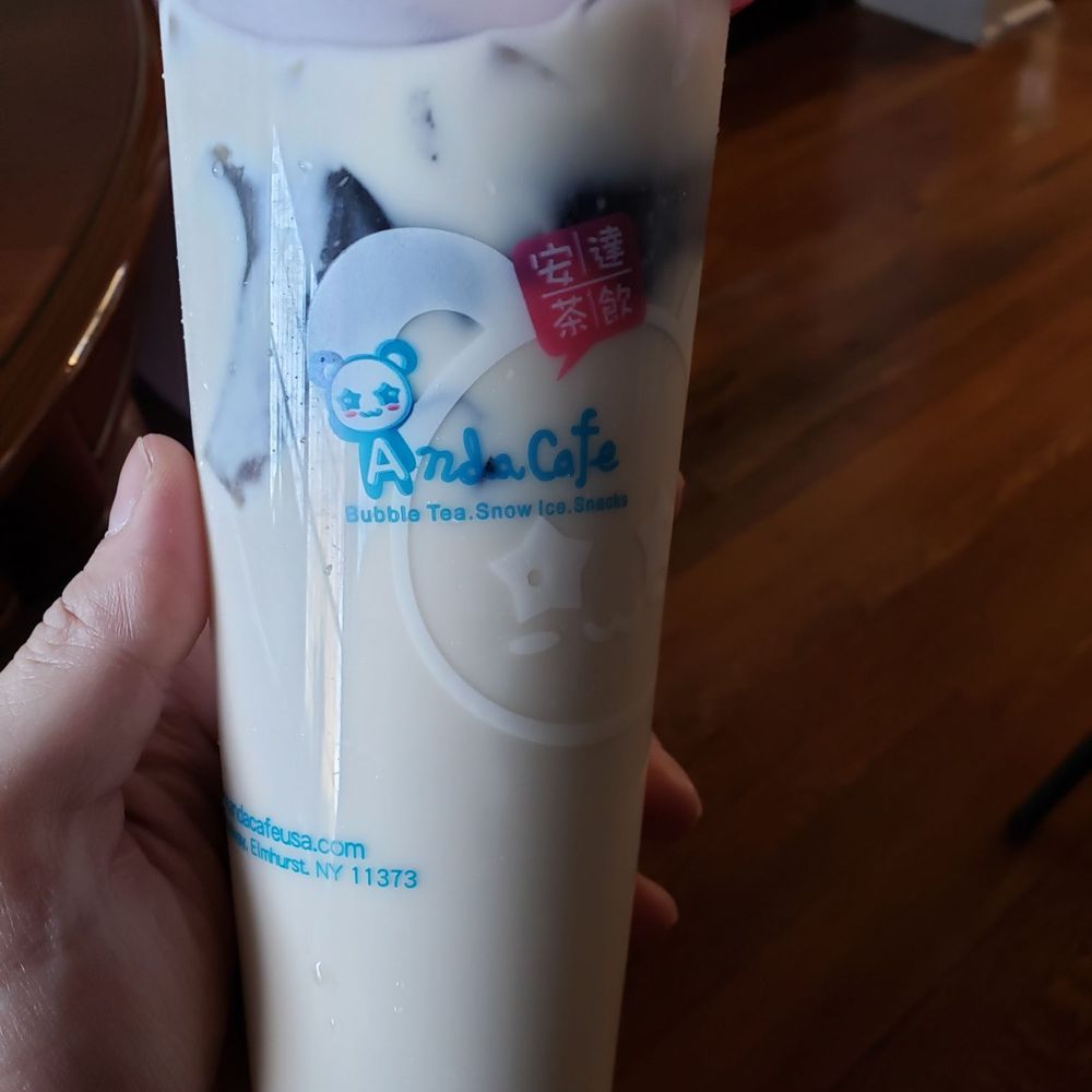 black moo (milk, grass jelly, black/brown sugar)