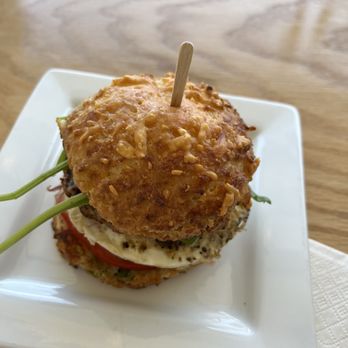 Nece's GF - Cheddar jalapeño sconewich.  Yumm! - Gluten-Free Near Me - Monterey, California