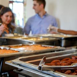 Naman's Catering - Food displayed and served hot.