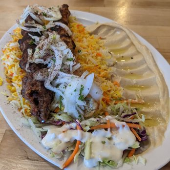 Yemen Grill - Combo Chicken & Lamb Kebab with Rice - Arabic Near Me - Aurora, Colorado Yemen Grill - Combo Chicken & Lamb Kebab with Rice - Arabic Near Me - Aurora, Colorado