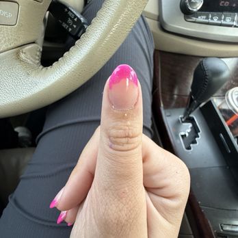 Delux Nail - Curvy French tip lines - Nail Salons Near Me - Flower Mound, Texas Delux Nail - Curvy French tip lines - Nail Salons Near Me - Flower Mound, Texas