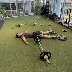 Elevate Fit Life - My exhausted husband post workout