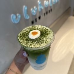 Uluhuluh - 8.2.24 sunny side up matcha latte..on the sweeter side
