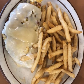 Coral Cafe - Meat Lovers Omelet with fries #SOLID - American Near Me - Burbank, California