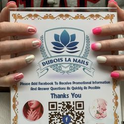 Dubois LA Nails - Dipping powder ombre and chrome