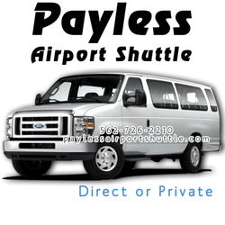 Payless Airport Shuttle - Offering airport shuttle service to and from LAX Airport, Long Beach Airport and John Wayne to Disneyland, Anaheim, and Cruise Harbor.