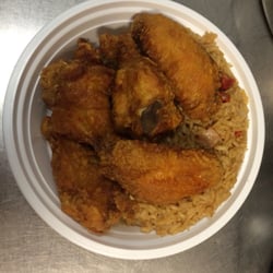 Lunch Special - Chicken Wings with Roast Pork Fried Rice