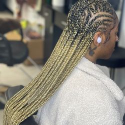 Beautiful African Hair Braiding - Condrow style