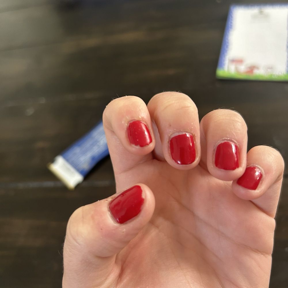 Chipped after 4 days Chipped after 4 days