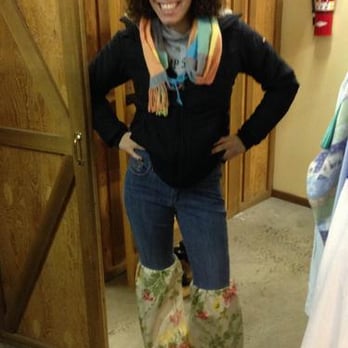 Good Cheer Thrift Store - I have no idea what you call these jeans, but darling daughter is rocking them! - Thrift Stores Near Me - Langley, Washington