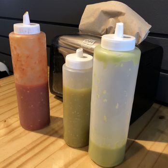 Maciel's Tortas and Tacos - Red and green sauce - Mexican Near Me - Memphis, Tennessee
