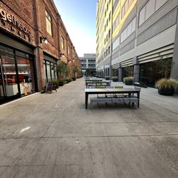 Yelp Elite Experience: Jayna Gyro - Outdoor seating