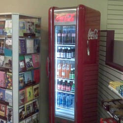 Chestnut Hill Pharmacy - Retro coca-cola machine in the store and unique cards/gifts