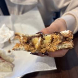 Peanut Butter and Jelly Deli - Honey roasted peanut butter Nutella and bananas