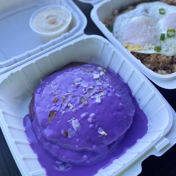 808 Grindz Cafe - Ube Pancakes - Cafes Near Me - Lahaina, Hawaii 808 Grindz Cafe - Ube Pancakes - Cafes Near Me - Lahaina, Hawaii