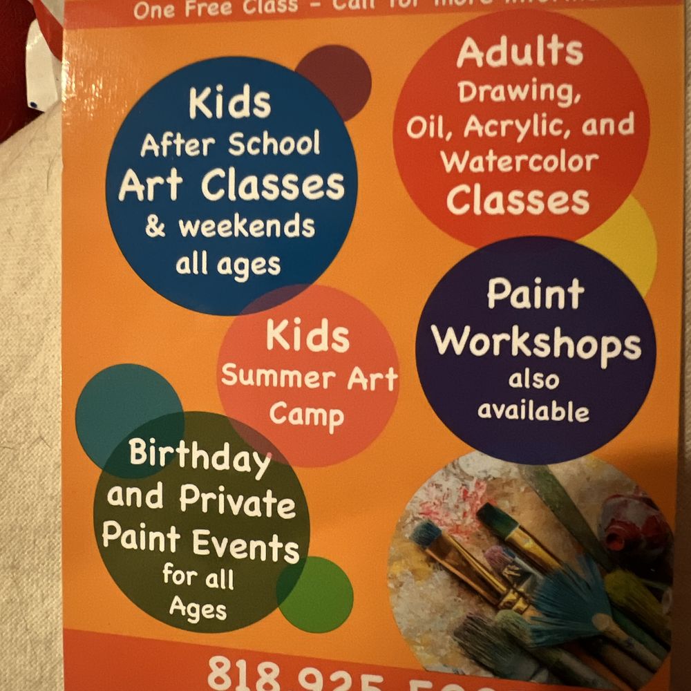 Northridge Art Studio - Check this place out lots of fun
Ps you can bring your drink if you like so you can sip if you like :) - Art Classes Near Me - Northridge, California Northridge Art Studio - Check this place out lots of fun
Ps you can bring your drink if you like so you can sip if you like :) - Art Classes Near Me - Northridge, California