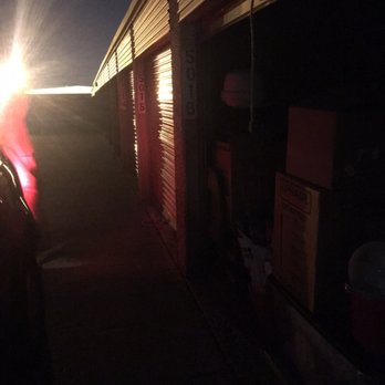 Public Storage - This is withe the street light u see and my car headlights. You can barely see my storage and I am using an iPhone camera. - Self Storage Near Me - Dallas, Texas