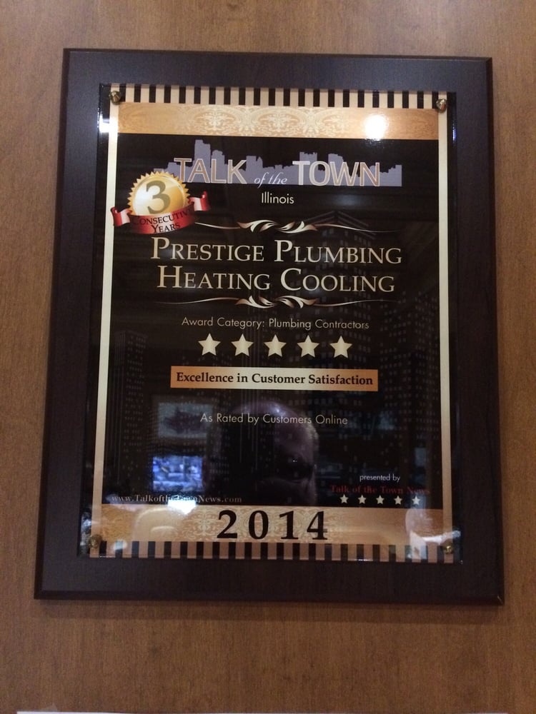 Slide of Prestige Plumbing Heating and Cooling