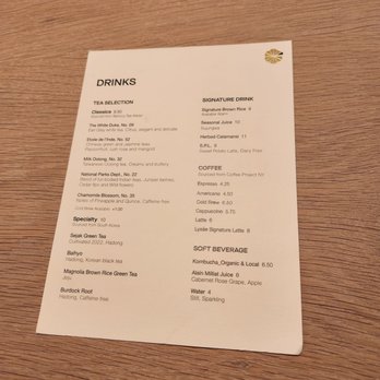Lysee - Drink menu (nov 2022) - Desserts Near Me - New York, New York Lysee - Drink menu (nov 2022) - Desserts Near Me - New York, New York