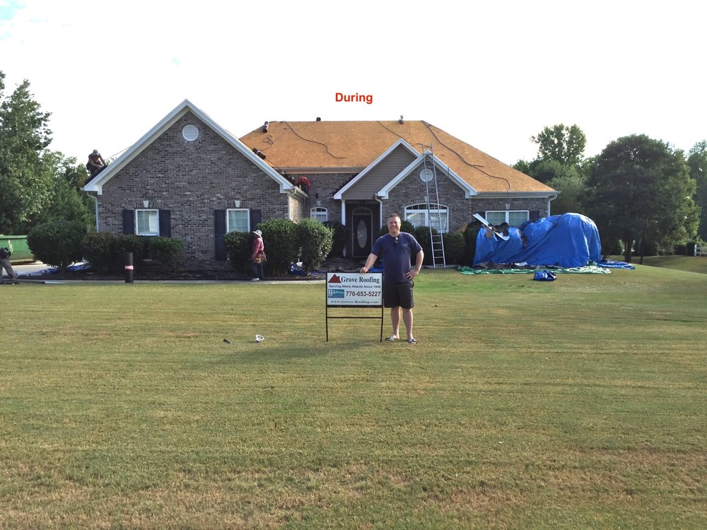 Slide of Grove Roofing