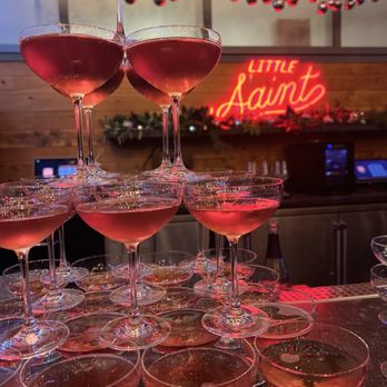 Little Saint - Champagne tower - Vegan Near Me - Healdsburg, California