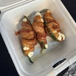 Bacon wrapped jalapeño Bacon wrapped jalapeño