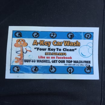 A-Key Car Wash - Just to show that I have spent money here, here is my punch card. - Auto Detailing Near Me - Clovis, New Mexico