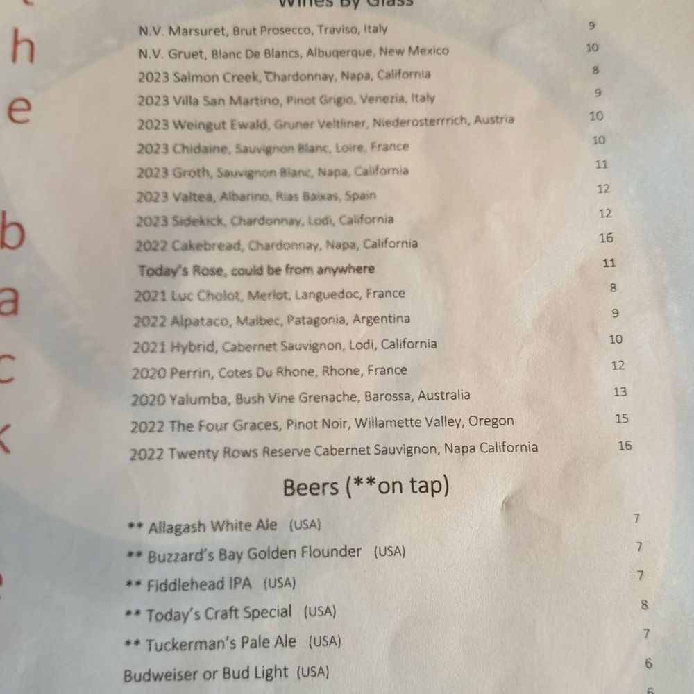The Back Eddy - Menu - Seafood Near Me - Westport, Massachusetts The Back Eddy - Menu - Seafood Near Me - Westport, Massachusetts