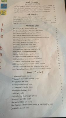 Menu photo 1 The Back Eddy Westport, MA