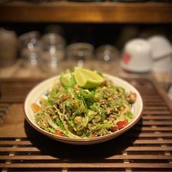 Old Asia Teahouse - Fermented tea leaf salad. #teatasting #cocktail #asian #romantic #anniversary #birthday #dinner #lunch #cozy #cute #tea #date #hip #cool