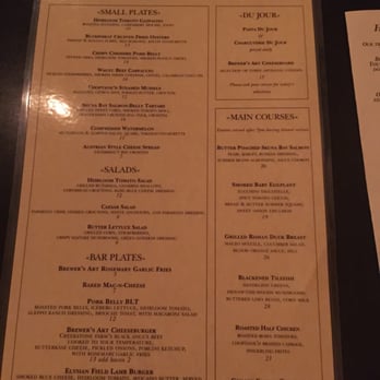 The Brewer's Art - Bar menu - Breweries Near Me - Baltimore, Maryland The Brewer's Art - Bar menu - Breweries Near Me - Baltimore, Maryland