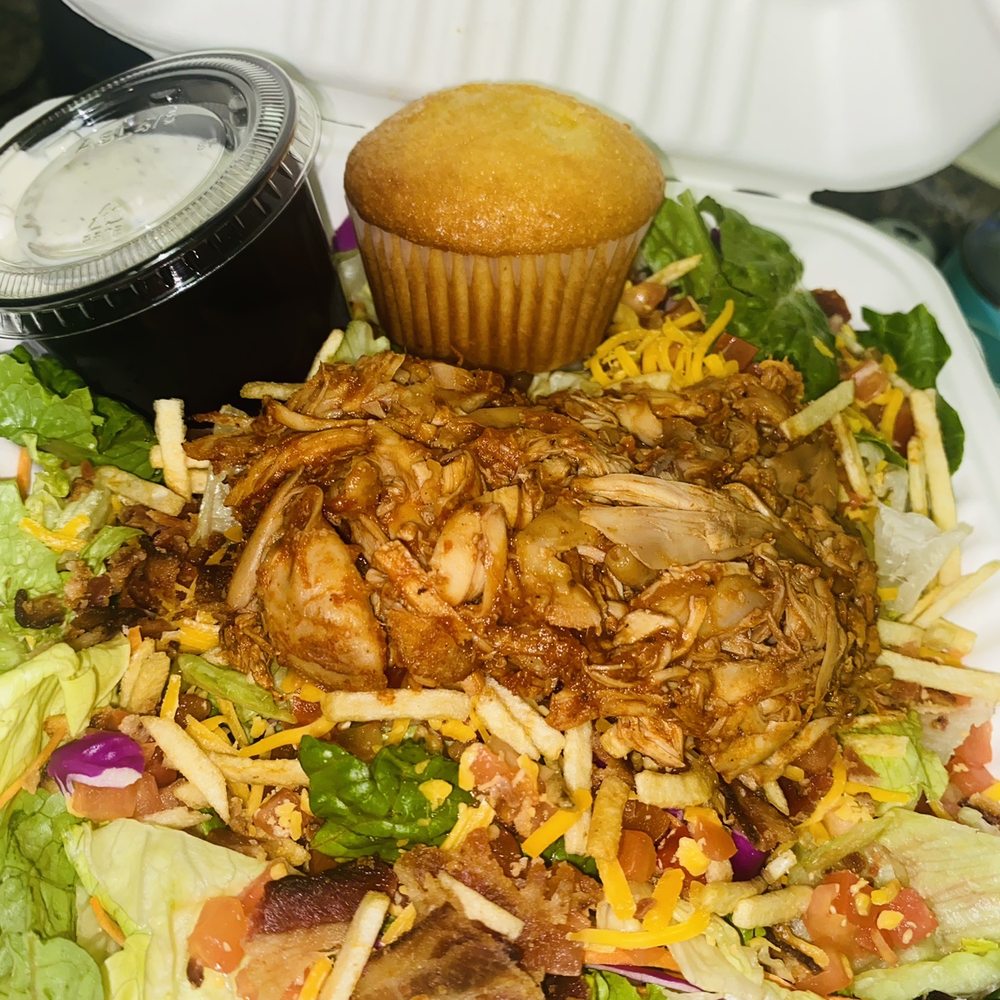 Famous Dave's Bar-B-Que - This is my meal!! Dave's Sassy BBQ Salad - enough for 3 ppl - Barbeque Near Me - Laurel, Maryland Famous Dave's Bar-B-Que - This is my meal!! Dave's Sassy BBQ Salad - enough for 3 ppl - Barbeque Near Me - Laurel, Maryland