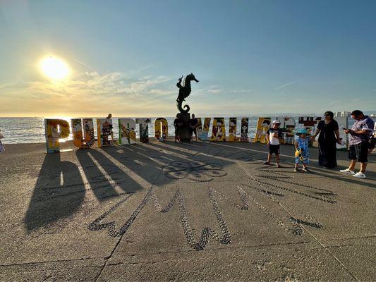 Puerto Vallarta Malecon by null