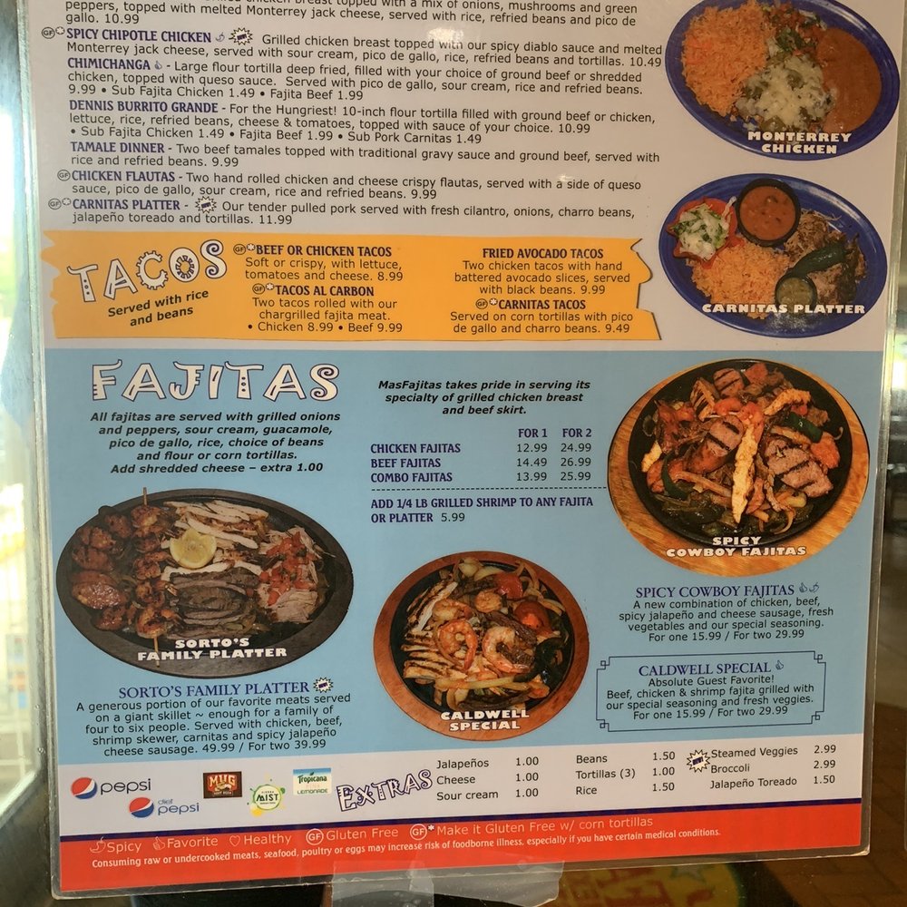 MasFajitas Mexican Restaurant - Menu - Mexican Near Me - caldwell, Texas MasFajitas Mexican Restaurant - Menu - Mexican Near Me - caldwell, Texas