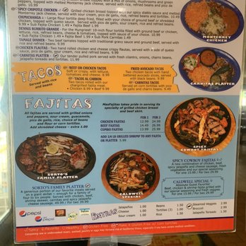 MasFajitas Mexican Restaurant - Menu - Mexican Near Me - caldwell, Texas