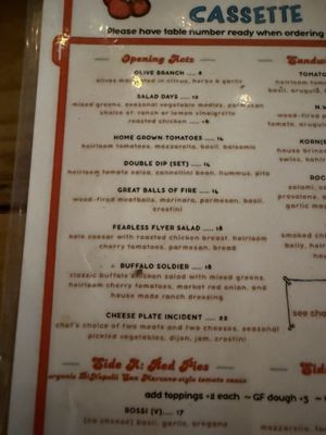 Menu photo 8 Pizza Cassette San Diego, CA Menu photo 8 Pizza Cassette San Diego, CA