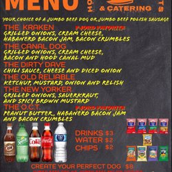 Hood Canal Street Eats & Catering - Menu