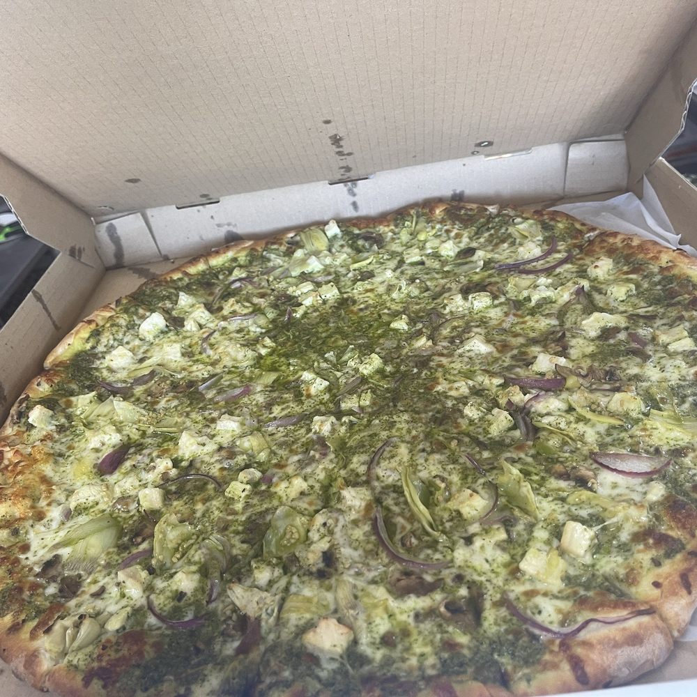Sliceit Pizza - Pesto Supreme Pizza - Pizza Near Me - Pacheco, California Sliceit Pizza - Pesto Supreme Pizza - Pizza Near Me - Pacheco, California