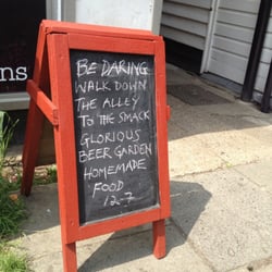 Smack Inn - You could be put off by the Take The Alley comment, but Whitstable is lovely & so is the pub / beer garden...