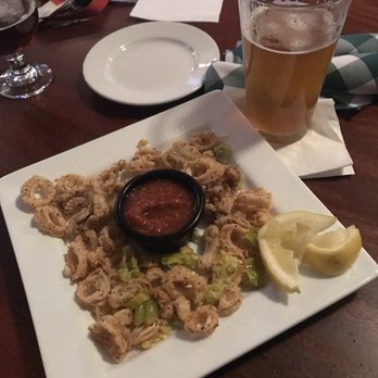 Shamrock Brewing - Calamari app; was chewy. - Irish Near Me - Pueblo, Colorado