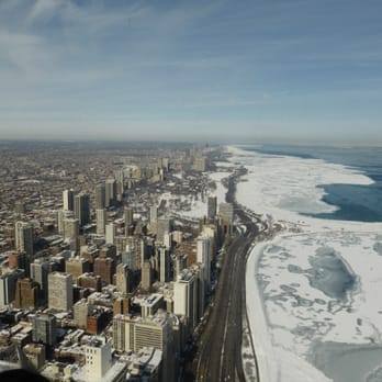 360 Chicago - View looking North from the Observatory during the "deep freeze" at the start of 2014. - Observatories Near Me - Chicago, Illinois
