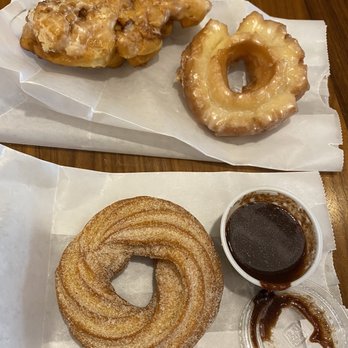 Cardigan Donuts - Bourbon Apple Fritter Old Fashioned Churro Roll - Donuts Near Me - Minneapolis, Minnesota Cardigan Donuts - Bourbon Apple Fritter Old Fashioned Churro Roll - Donuts Near Me - Minneapolis, Minnesota