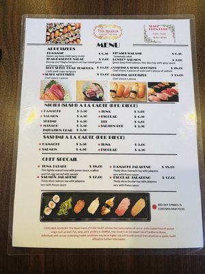 Menu photo 2 Thai Bangkok Monte Vista, CO