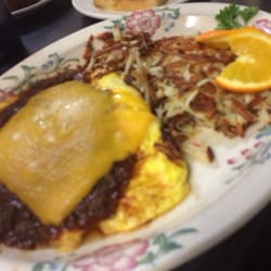 Pop's Grill - Spanish omelette ....??? Uhm ok