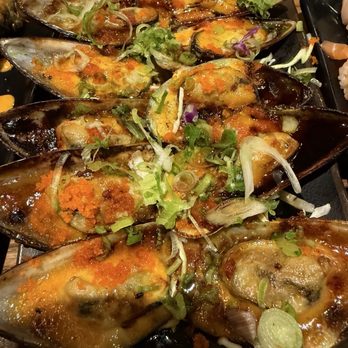 Sake 2 Me Sushi - Baked Green Mussels (2 Pcs.) - Sushi Bars Near Me - Cerritos, California Sake 2 Me Sushi - Baked Green Mussels (2 Pcs.) - Sushi Bars Near Me - Cerritos, California