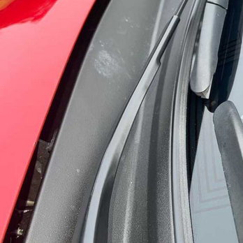 Royal Autobody Repair - More staining / damage to windshield wiper shroud & under-hood Plastics - Body Shops Near Me - Carrollton, Texas Royal Autobody Repair - More staining / damage to windshield wiper shroud & under-hood Plastics - Body Shops Near Me - Carrollton, Texas